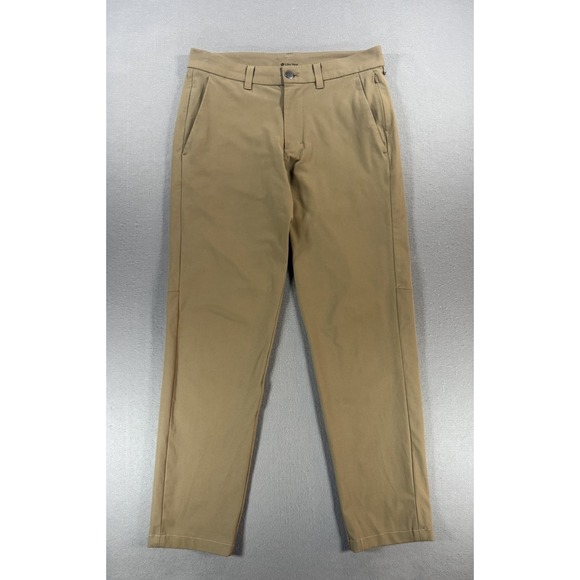 lululemon athletica Other - Lululemon ABC Slim Fit Pocket Pants Mens 29x29 Khaki Tan Mid Rise Zip Pocket